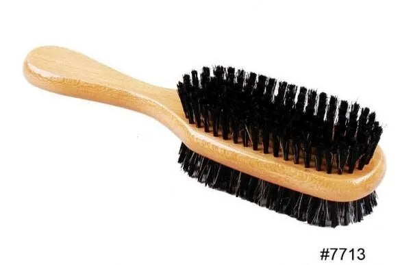 Magic Collection Hard & Soft Double Wave Brush Natural Boar Bristle # 7713
