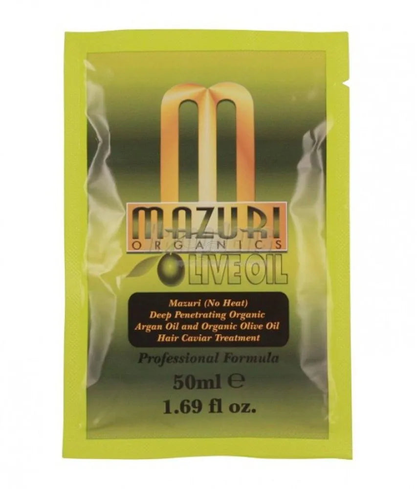 Mazuri Olive Oil And Argan Oil Deep Penetrating Hair Caviar Treatment 50ml