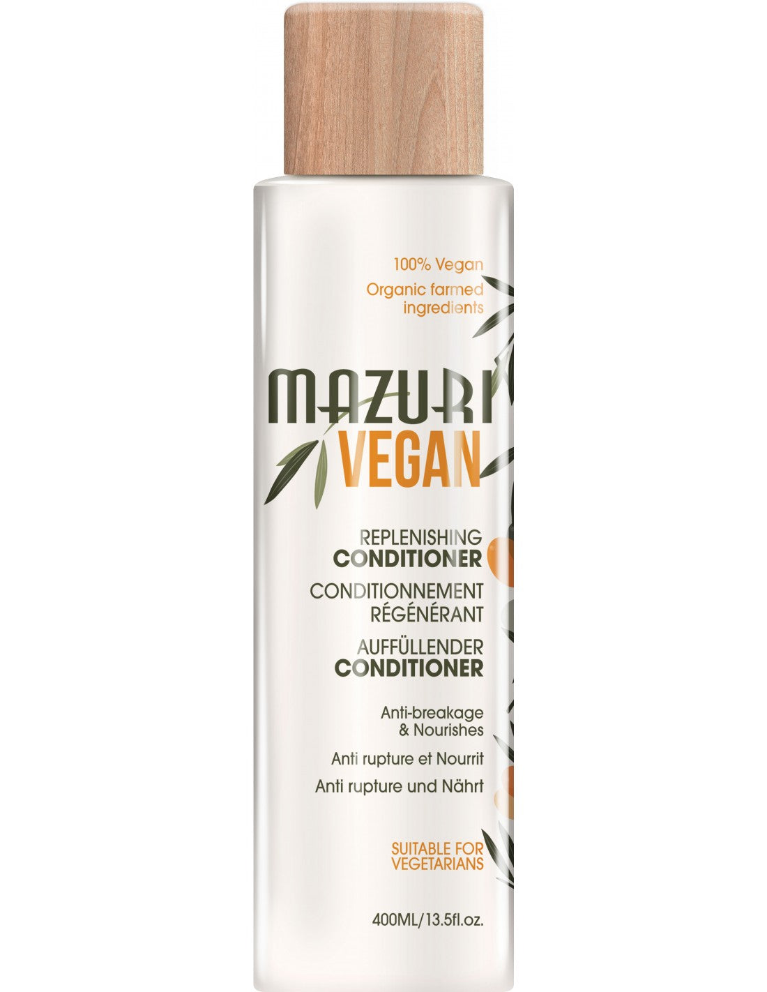 Mazuri Vegan | Replenishing Shampoo & Conditioner 400ml - Full Range