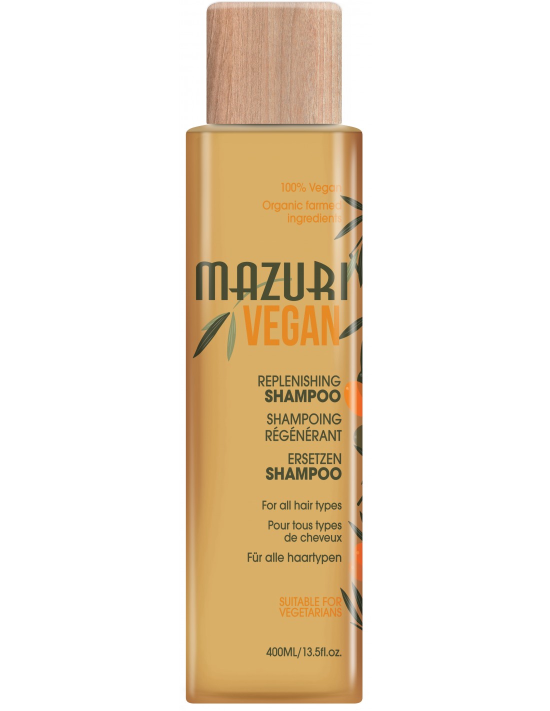 Mazuri Vegan | Replenishing Shampoo & Conditioner 400ml - Full Range