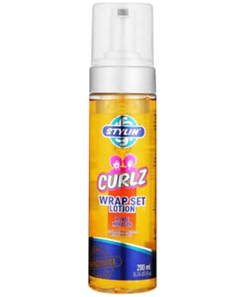 M And M Cosmetics Stylin Curlz Wrap Set Lotion