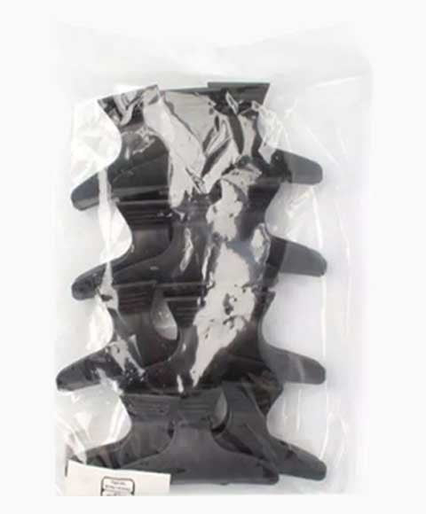 Molly And Rose Black Hairdresser Clamps 6168