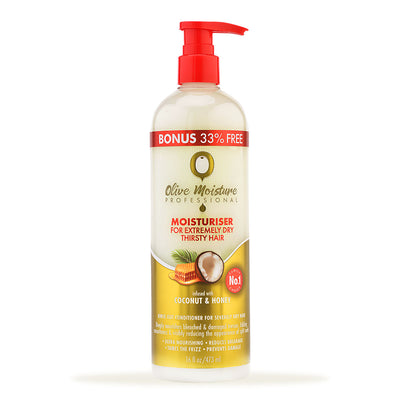 Olive Moisture Professional Moisturiser For Extremely Dry, Thirsty Hair - 473ml