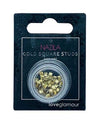 Nazila Nail Art Charm Gold Square Studs
