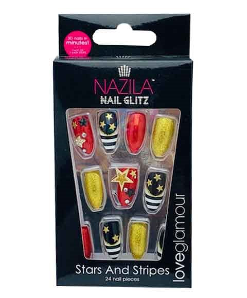 Nazila Nail Glitz Love Glamour Stars And Stripes