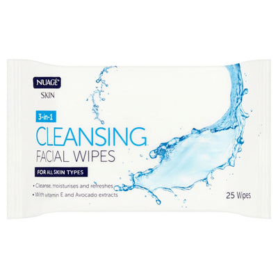 Nuage 3 In 1 Skin Cleansing Facial Wipes