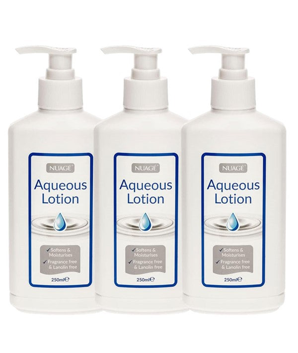Nuage Moisturising Aqueous Lotion Pump Dispenser 3 Pack