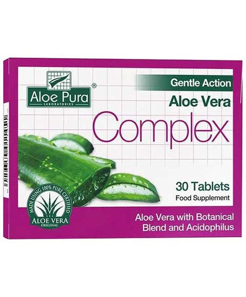 Optima Aloe Pura Aleo Vera Complex Gentle Action Tablets