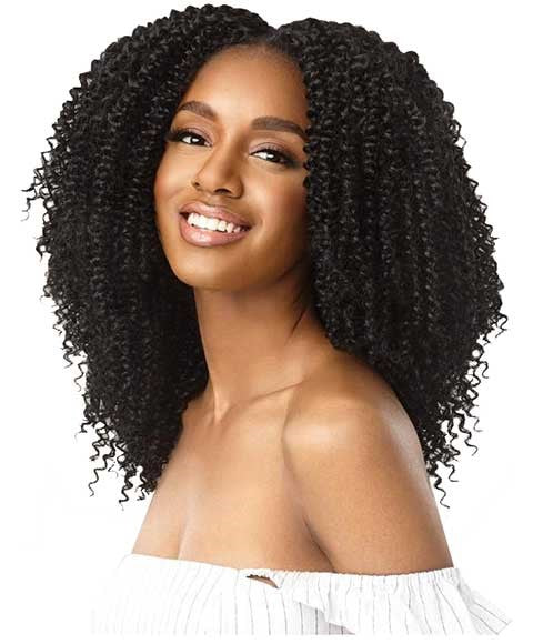 outre Big Beautiful Hair 4A Kinky Curly Clip In