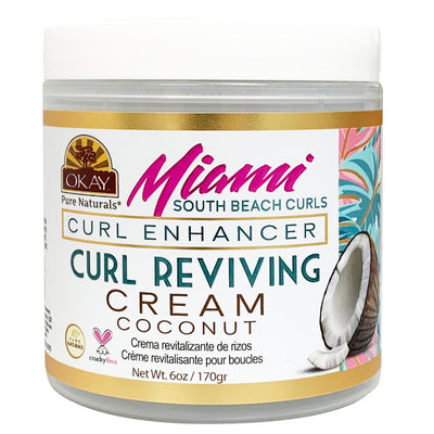 Okay Miami Curl Enhancer Coconut Curl Reviving Cream 170g