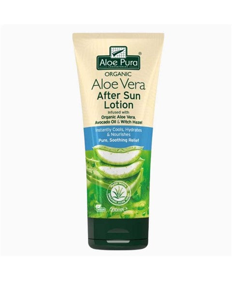 Optima Aloe Pura Organic Aloe Vera After Sun Lotion