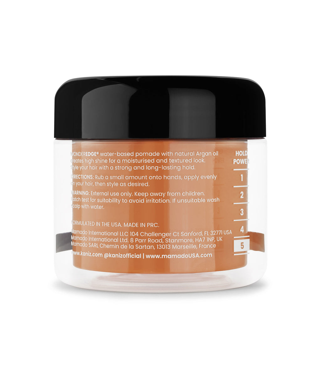 Kaniz Wonder Edge Coconut Banana Scent Strong Hold Water Based Pomade 120ml