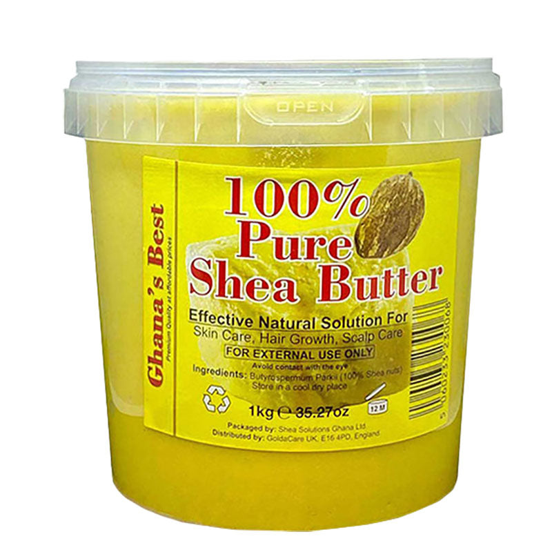 PCC Brands Easy Melt Ghana's Best Premium Quality 100% Pure Shea Butter Yellow