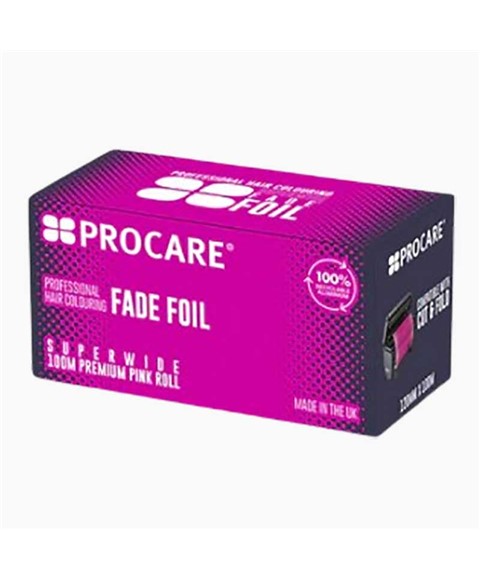 ProCare Superwide Hair Colouring Foils For Highlighting And Colouring Pink