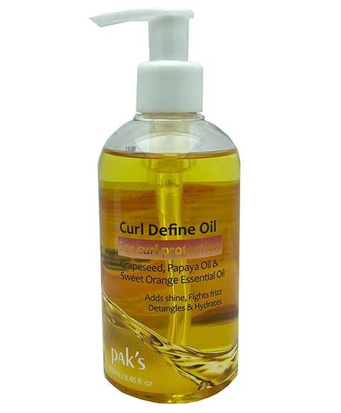 Paks Curl Define Oil For Curl Protection