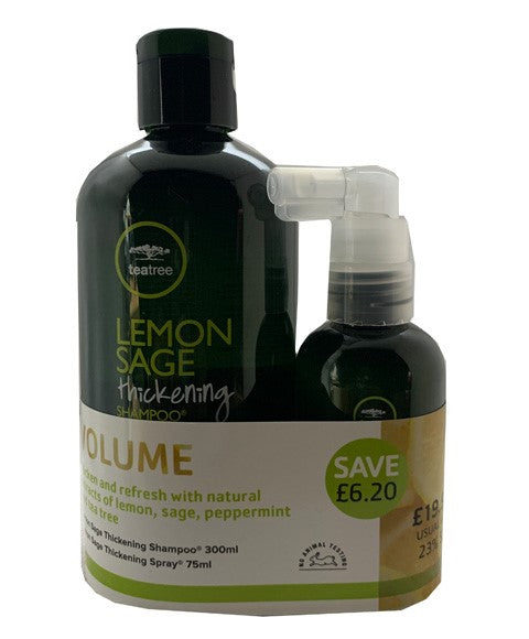 paul mitchell Lemon Sage Volume Thickening Shampoo And Thickening Spray