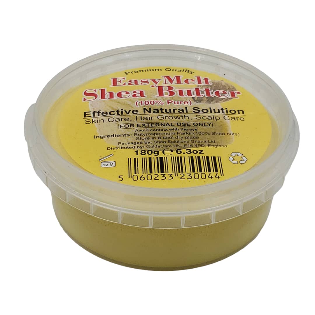 PCC Brands Easy Melt Ghana's Best Premium Quality 100% Pure Shea Butter Yellow