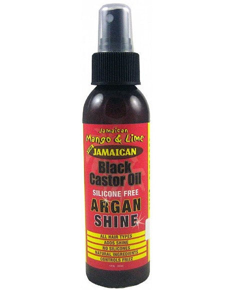 professional products unlimited Jamaican Mango And Lime Black Castor Oil Silicone Free Argan Shine