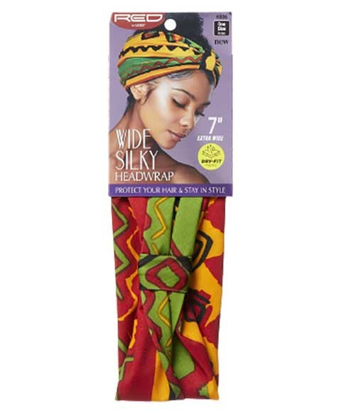 Red By Kiss Wide Silky Headwrap Aztec HB06