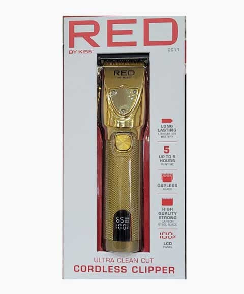 Red By Kiss Ultra Clean Cut Cordless Clipper CC11