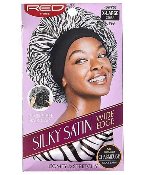 Red By Kiss  Silky Satin Wide Edge HDWP03 Zebra