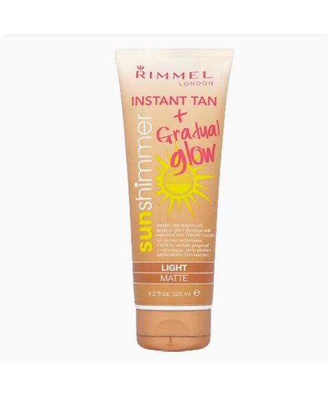 Rimmel Instant Tan Gradual Glow Sun Shimmer Light Matte