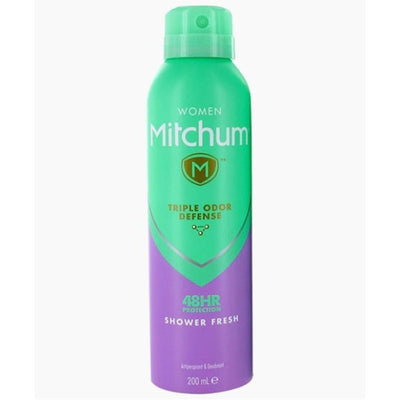 Revlon Mitchum Triple Odor Defense Deodorant Shower Fresh Deodorant Spray