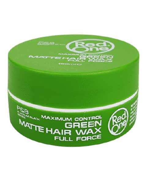 Red One Green Matte Hair Wax Full Force