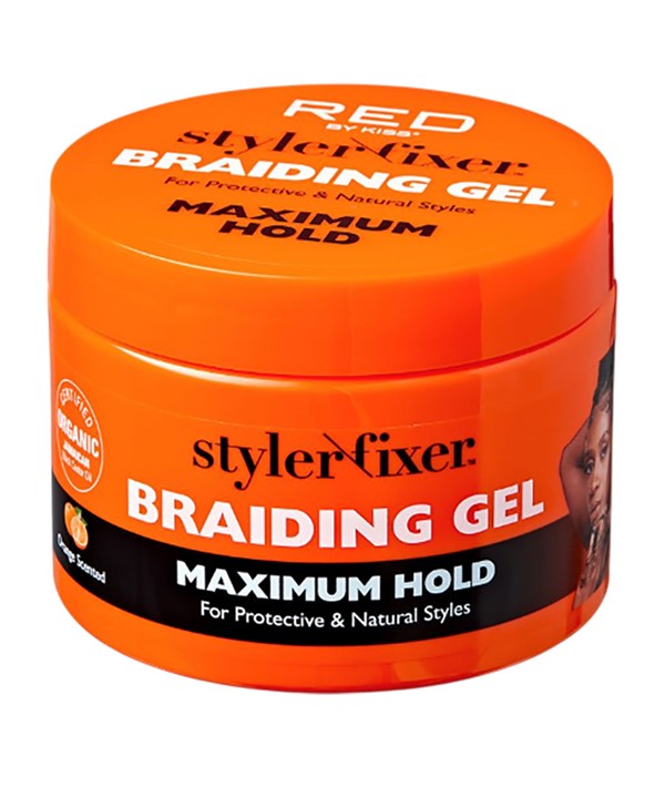 Red By Kiss Orange Scented Braiding Gel Maximum Hold 7