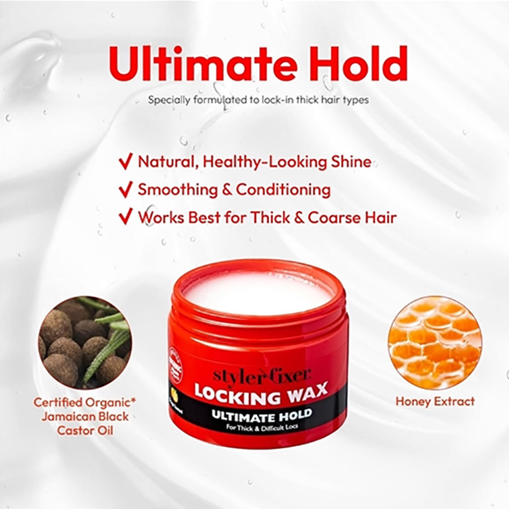 Red By Kiss Orange Scented Styler Fixer Locking Wax 177ml