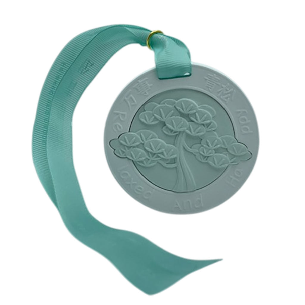 GOOD LUCK Relax Its Ok Green Pine Car Air Fresheners Hanging Tablets