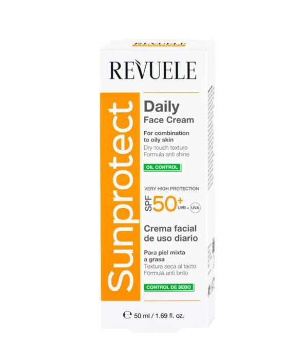 Revuele Sun Protect SPF 50 Plus Oil Control Daily Face Cream 50ml revuele-sun-protect-spf-50-plus-oil-control-daily-face-cream-50ml