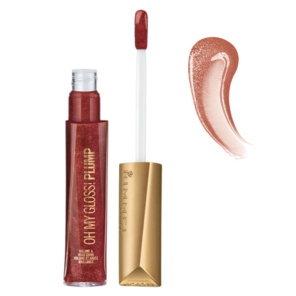 Rimmel Oh My Gloss Plump Lip Gloss 760 Bronze Suga 6.5ml