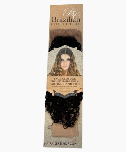 Hairaisers Brazilian Collection Lace Closure Kinky Curly 2X4