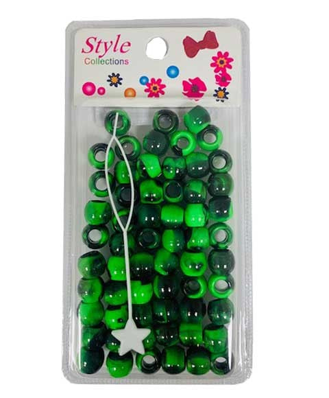 Beauty Collection Style Collection Pattern Beads BD012 Black And Green