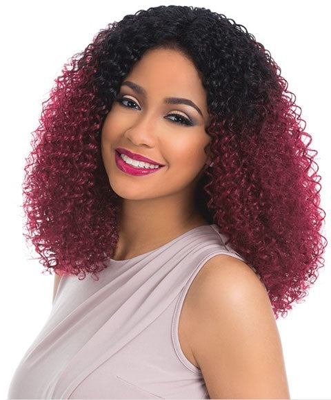 Sensationnel  Empress Syn Kinky Curl Custom Lace Front Edge Wig