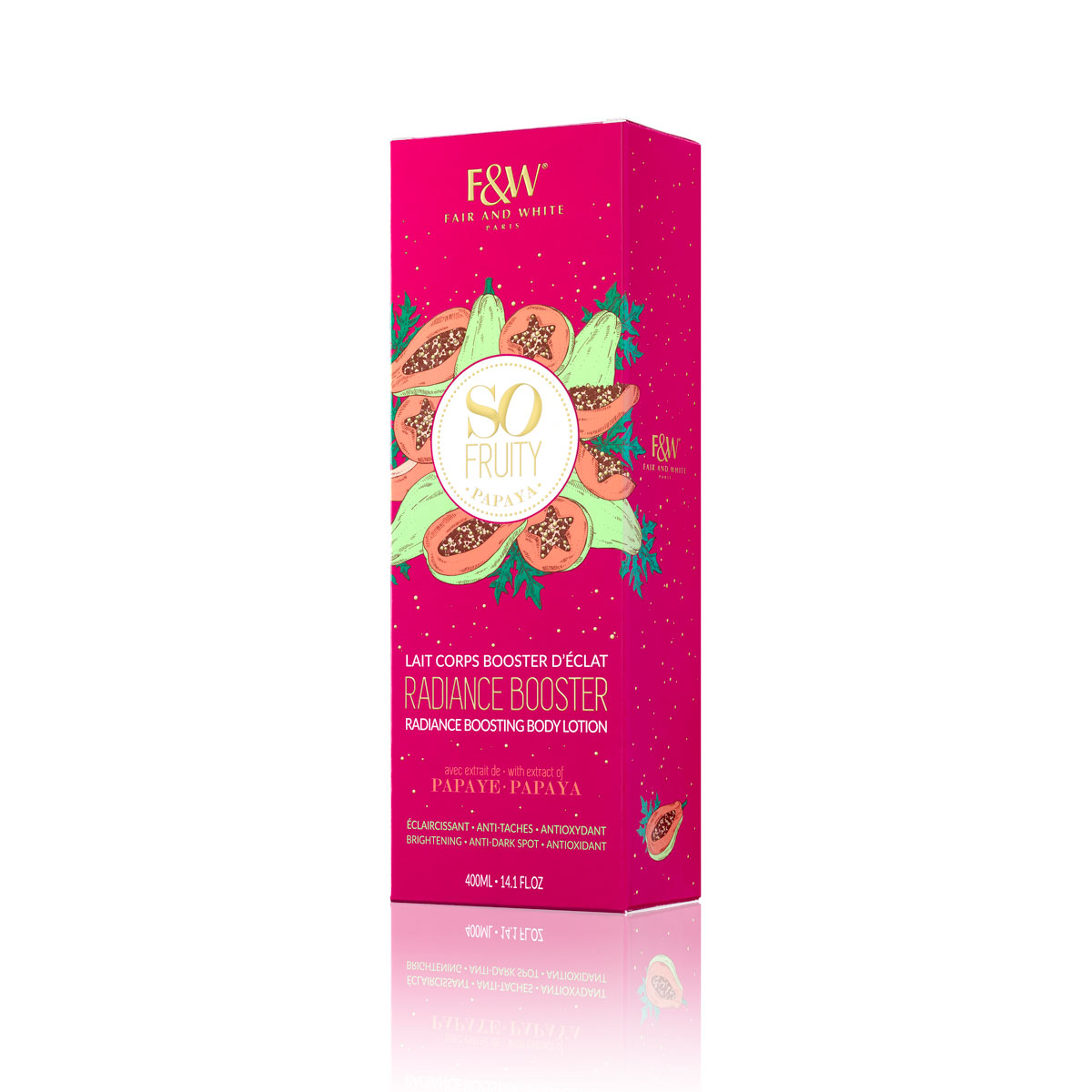 F & W So Fruity Papaya Radiance Boosting Body Lotion 400ml