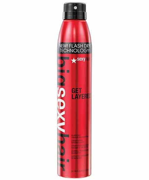 Sexyhair Big  Get Layered Flash Dry Thickening Hair Spray