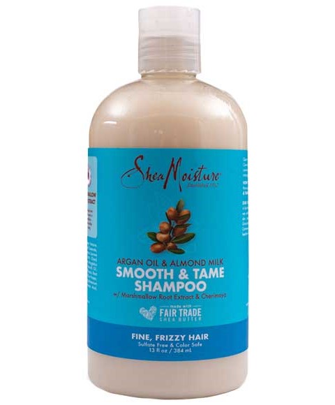 Shea Moisture Argan Oil And Almond Milk Smooth And Tame Shampoo