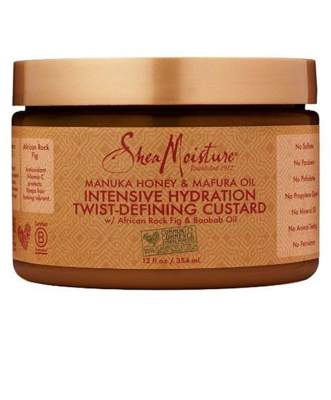 Shea Moisture Manuka Honey And Mafura Oil Intensive Hydration Twist Defining Custard
