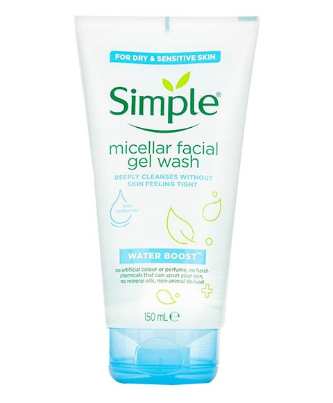 Simple Micellar Water Boost Facial Gel Wash