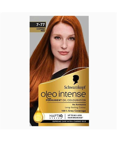 schwarzkopf Oleo Intense Permanent Oil Colouration 7 77 Copper Red