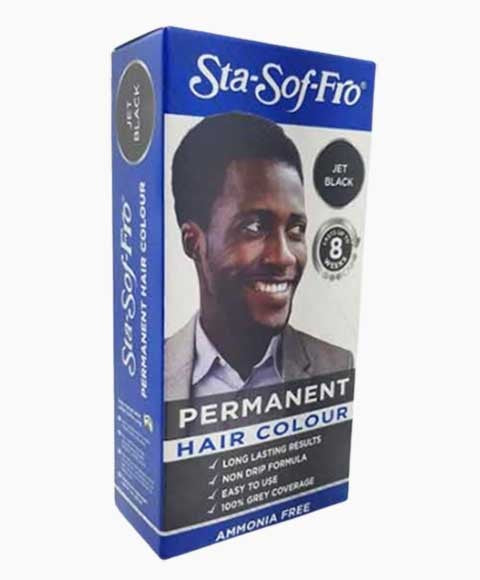 M And M Cosmetics Sta Sof Fro Men Permanent Hair Colour Jet Black