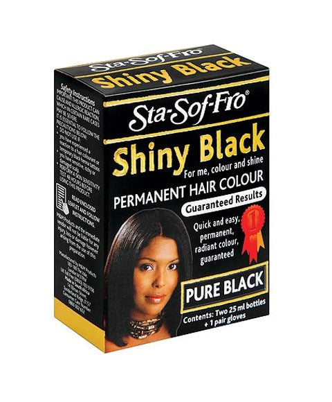 M And M Cosmetics Sta Sof Fro Shiny Black Permanent Hair Colour