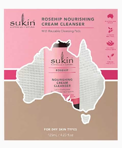 sukin Rosehip Nourishing Cream Cleanser Set