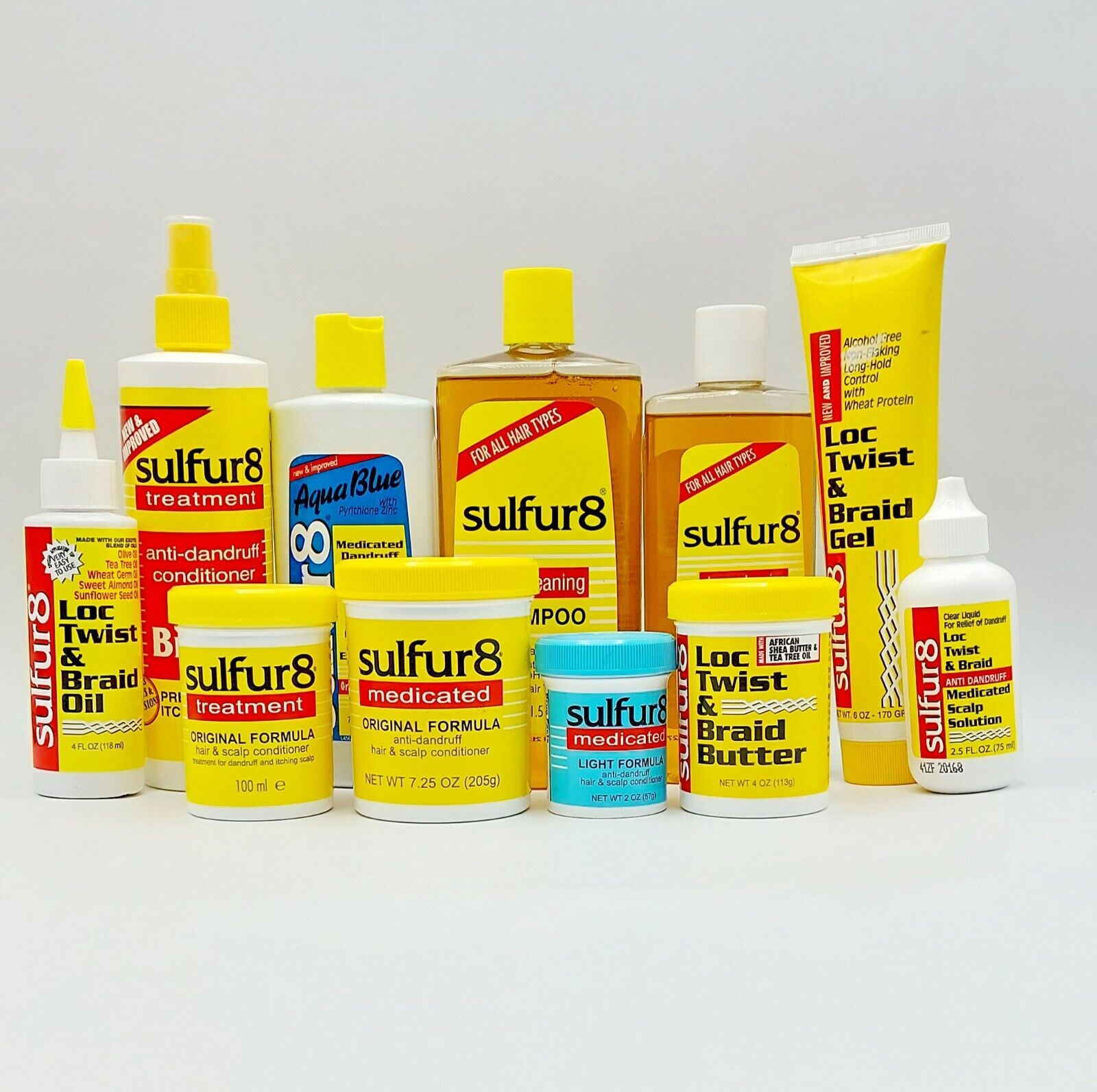 Sulfur8 Hair & Scalp Care Essentials Complete Solutions for Healthy Hair