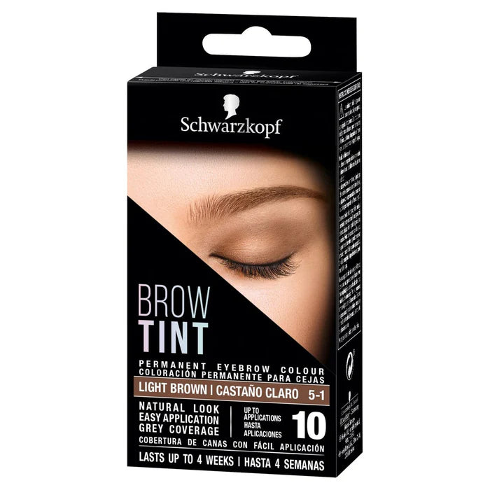 Schwarzkopf Brow Tint Professional Formula Permanent Eyebrow Light Brown 5-1