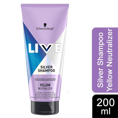 Schwarzkopf Live Anti-Yellow Silver Shampoo - 200ml