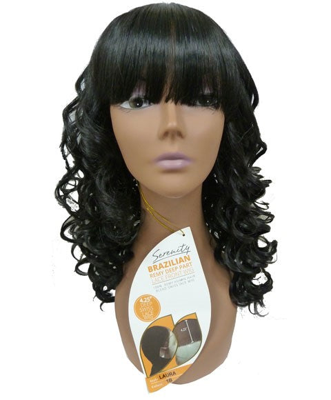 Serenity Brazilian Remi Deep Part Blended HH Laura Swiss Lace Wig