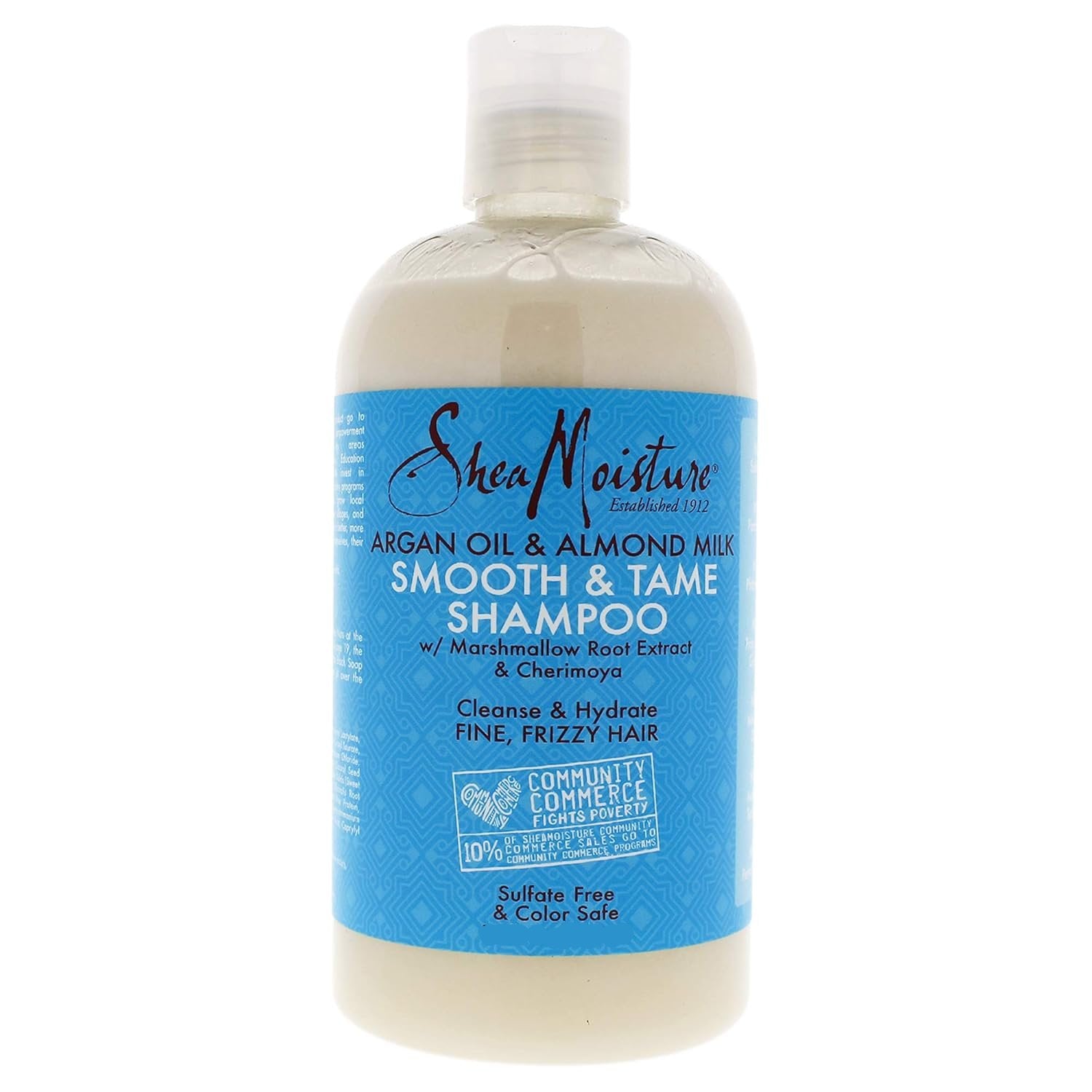 Shea Moisture Argan Oil And Almond Milk Smooth And Tame Shampoo 577ml